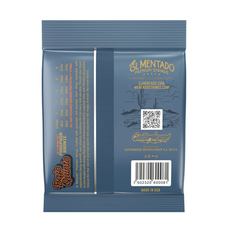 PHOSPHOR BRONZE : Bajo Quinto Strings (Ball End) 12-PACK | EL MENTADO™