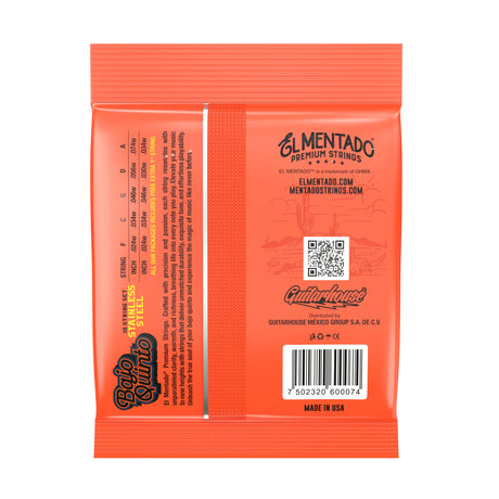 STAINLESS STEEL : Bajo Quinto Strings (Ball End) 12-PACK | EL MENTADO™